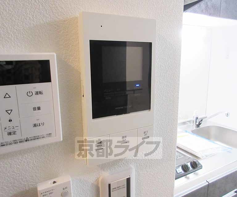セキュリティ　モニター付きで安心・