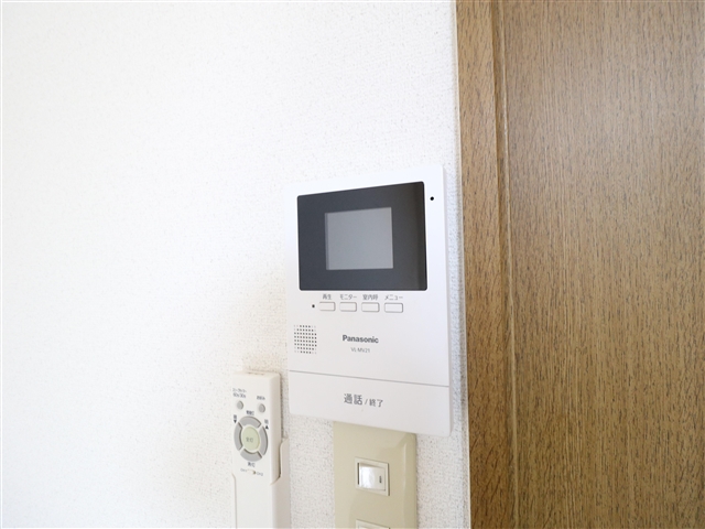 セキュリティ　外の様子が確認できるTVモニターホン