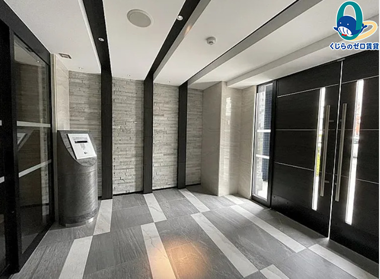 エントランス　くじらのゼロ賃貸は＼仲介手数料0円×初期費用最安×全国対応／