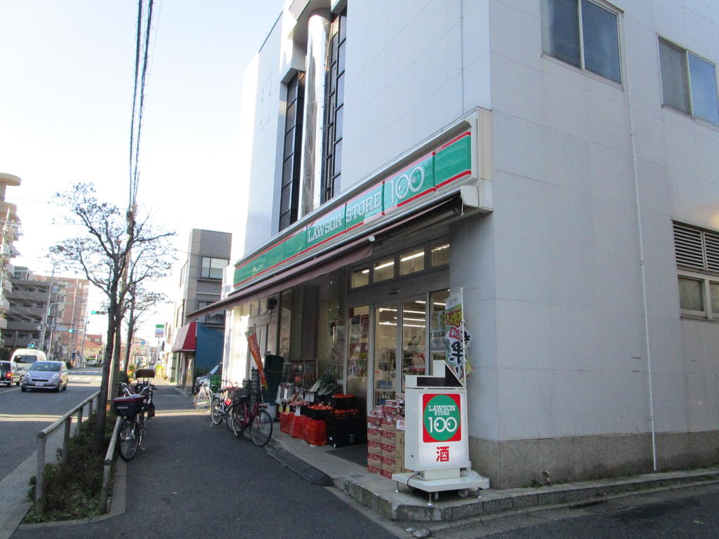 コンビニ　ローソンストア100上篠崎店（コンビニ）まで265m