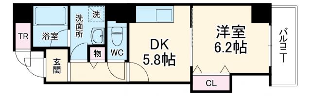 カーサ ラピスの間取り写真