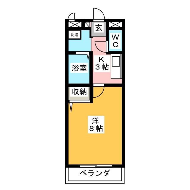 ハイツエクセルの間取り写真