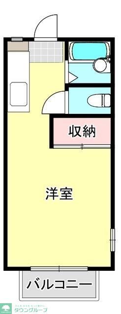 ツインヒルズAの間取り写真
