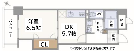 サンクラッソ湊川公園駅前の間取り写真