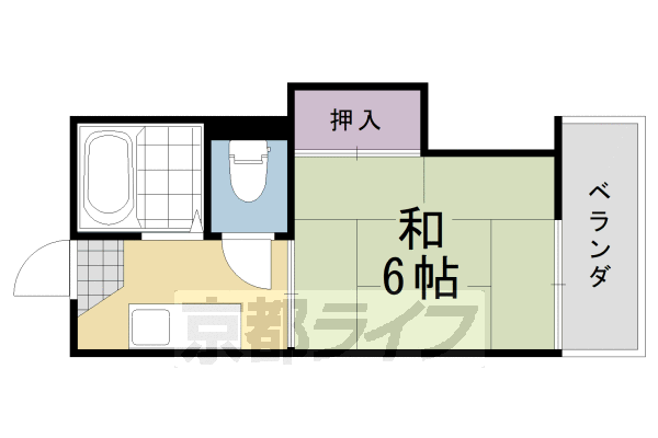 コスモ桂の間取り写真