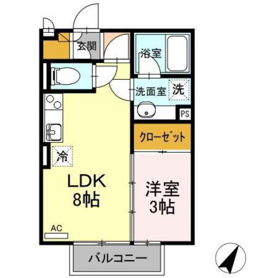 グランドソレーユの間取り写真