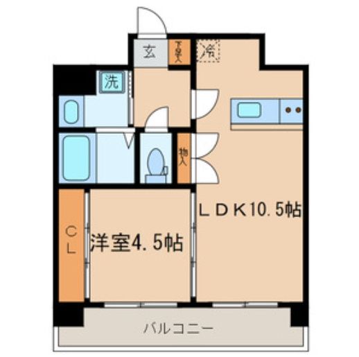 クレール三軒茶屋の間取り写真