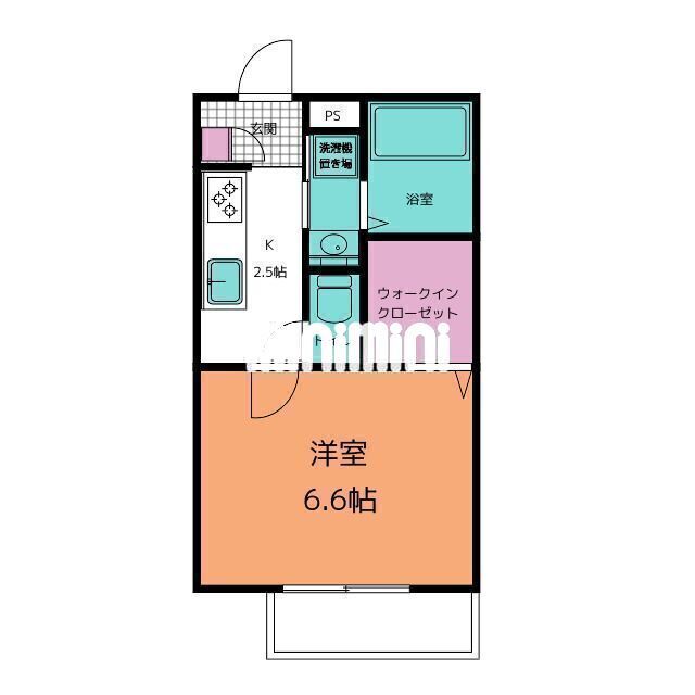 セレーヌ仲町台Bの間取り写真