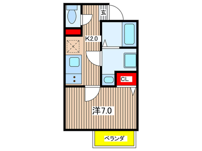 パシフィックコートの間取り写真