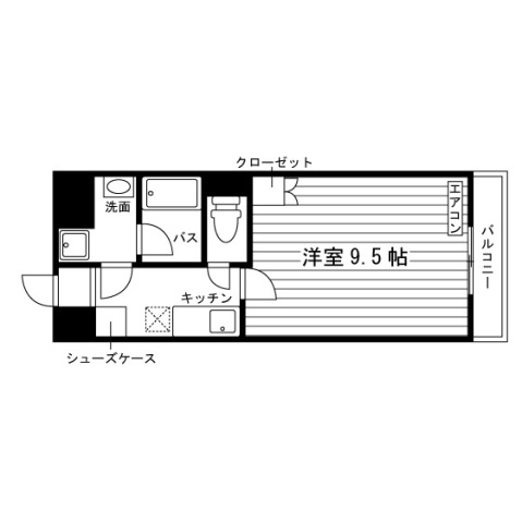 ブラッサム京田辺の間取り写真