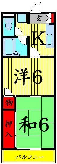 リバパレスの間取り写真