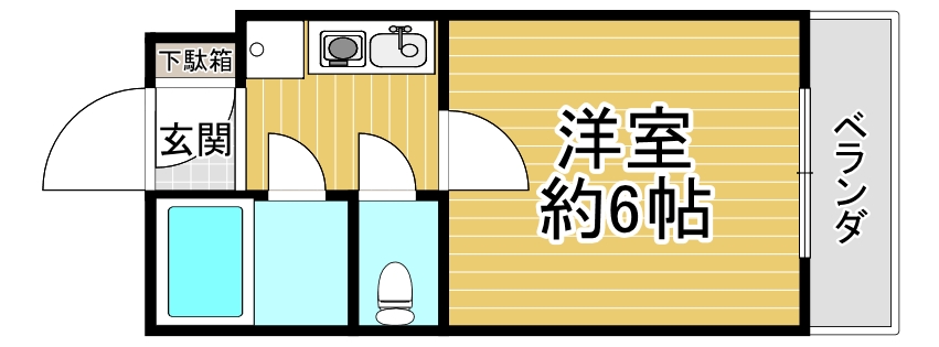 ベルトピア塚口1の間取り写真