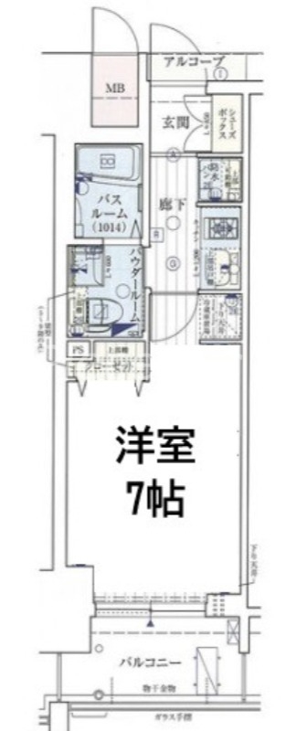 エステムコート新大阪10ザゲートの間取り写真