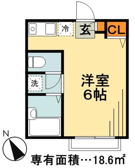 リリックコートBellの間取り写真