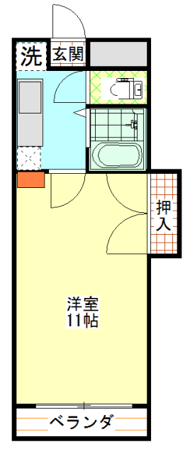 コーポレーション栄町の間取り