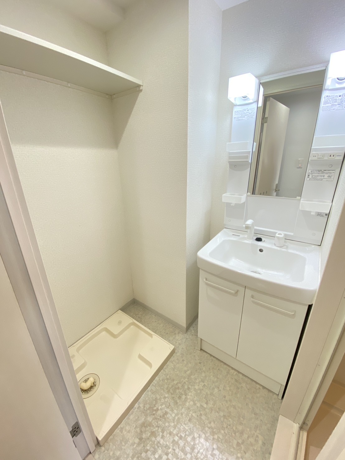 洗面設備　身支度がしやすい独立洗面台♪