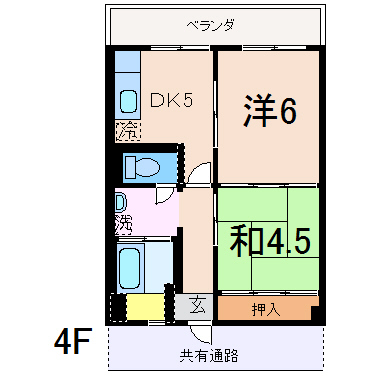 WING湯河原の間取り