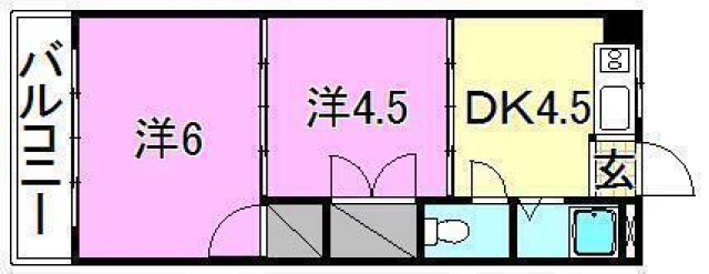 ロイヤル三津の間取り