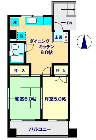 コウケンビルの間取り