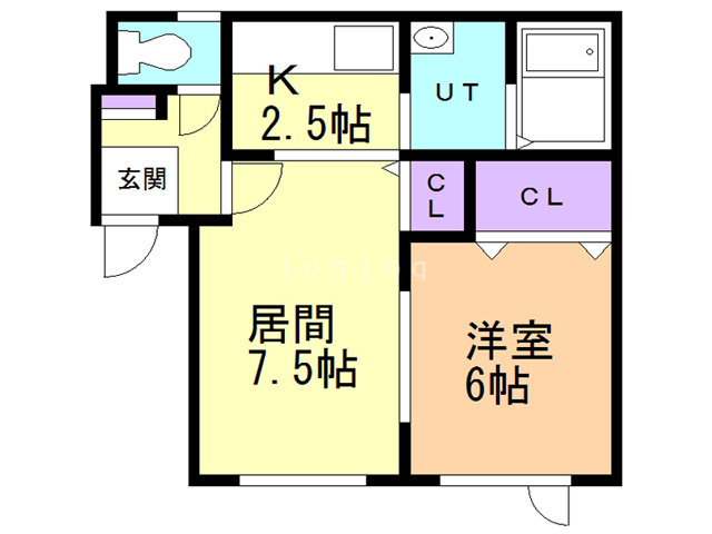 Ｒ’ｓ　Ｆｌａｔ（後）の間取り