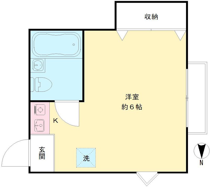 ヒルサイドB棟B棟の間取り