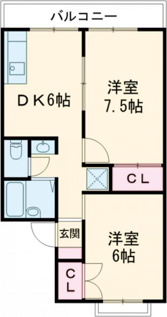 ハイカムール嵐山の間取り