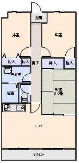 フォレストマンションの間取り