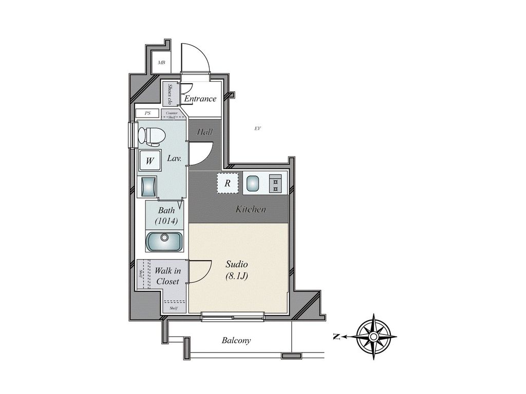 アーバイル三軒茶屋の間取り