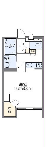 レオパレスシュエットの間取り