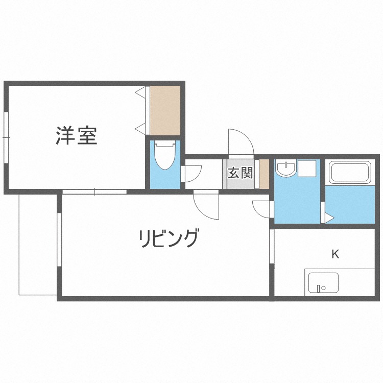 カトレア南郷２の間取り