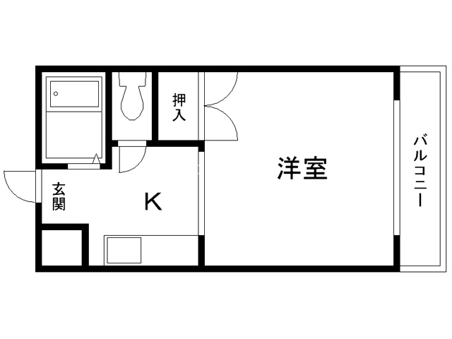 サンハイツ青森の間取り