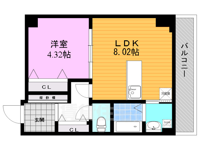 プロスピリティー堺東の間取り