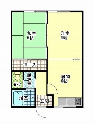 第二大雪マンションの間取り