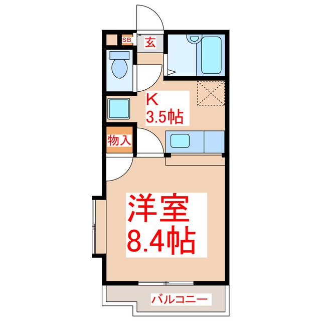 エスポワール山崎の間取り