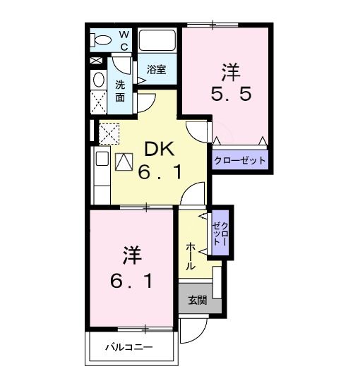 ソレイユ　コリーヌIの間取り