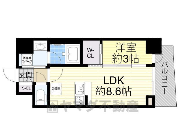 セレニテ江坂グランデの間取り