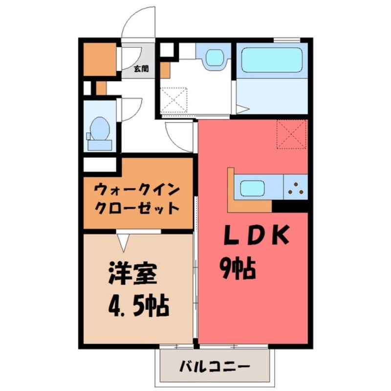 【カーサ エレガンテの間取り】