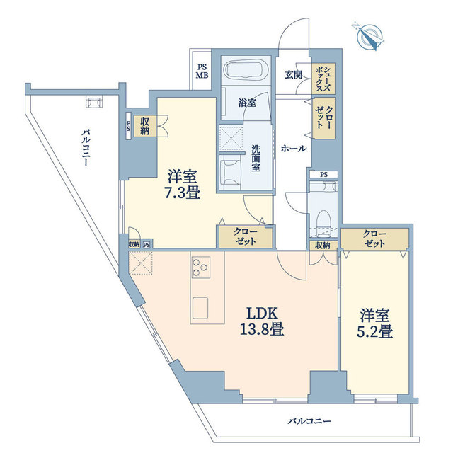 オーパスレジデンス南青山の間取り