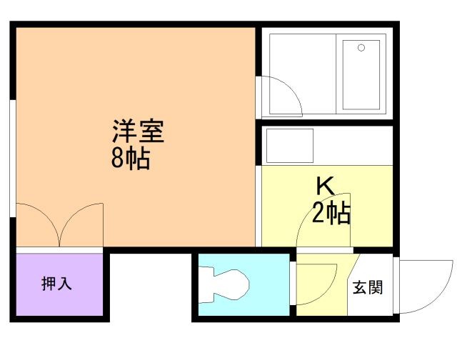 ロアール新札幌Ｃの間取り