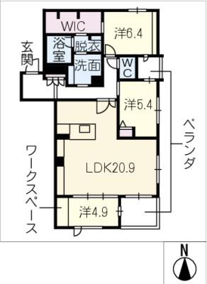 リオリエント　プレミアスの間取り