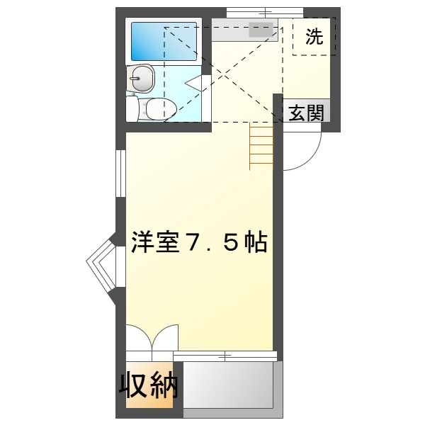 モンパレス安中第4　3号棟の間取り