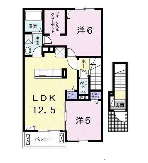 シャローム　IIの間取り