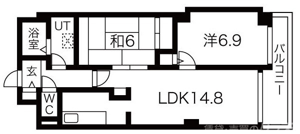 パインフィールド吉祥院の間取り