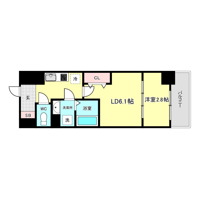 リアライズ鶴橋東IIの間取り