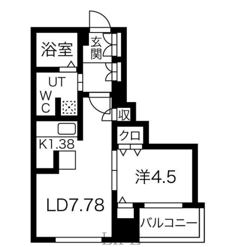 ＲＥＧＡＬＯ菊水二条の間取り