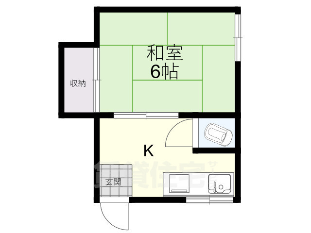 松竹荘の間取り