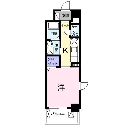 神戸市東灘区住吉南町のマンションの間取り