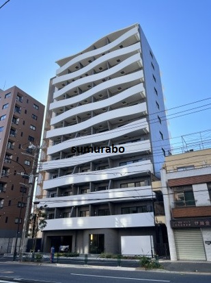 【北区田端新町のマンションの建物外観】