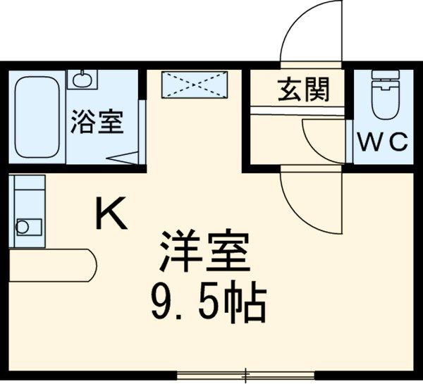 知立市内幸町のアパートの間取り