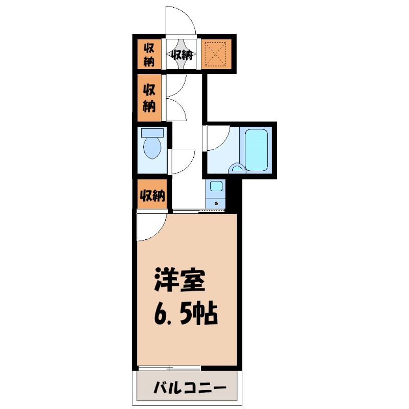 エトワール宇都宮第1の間取り